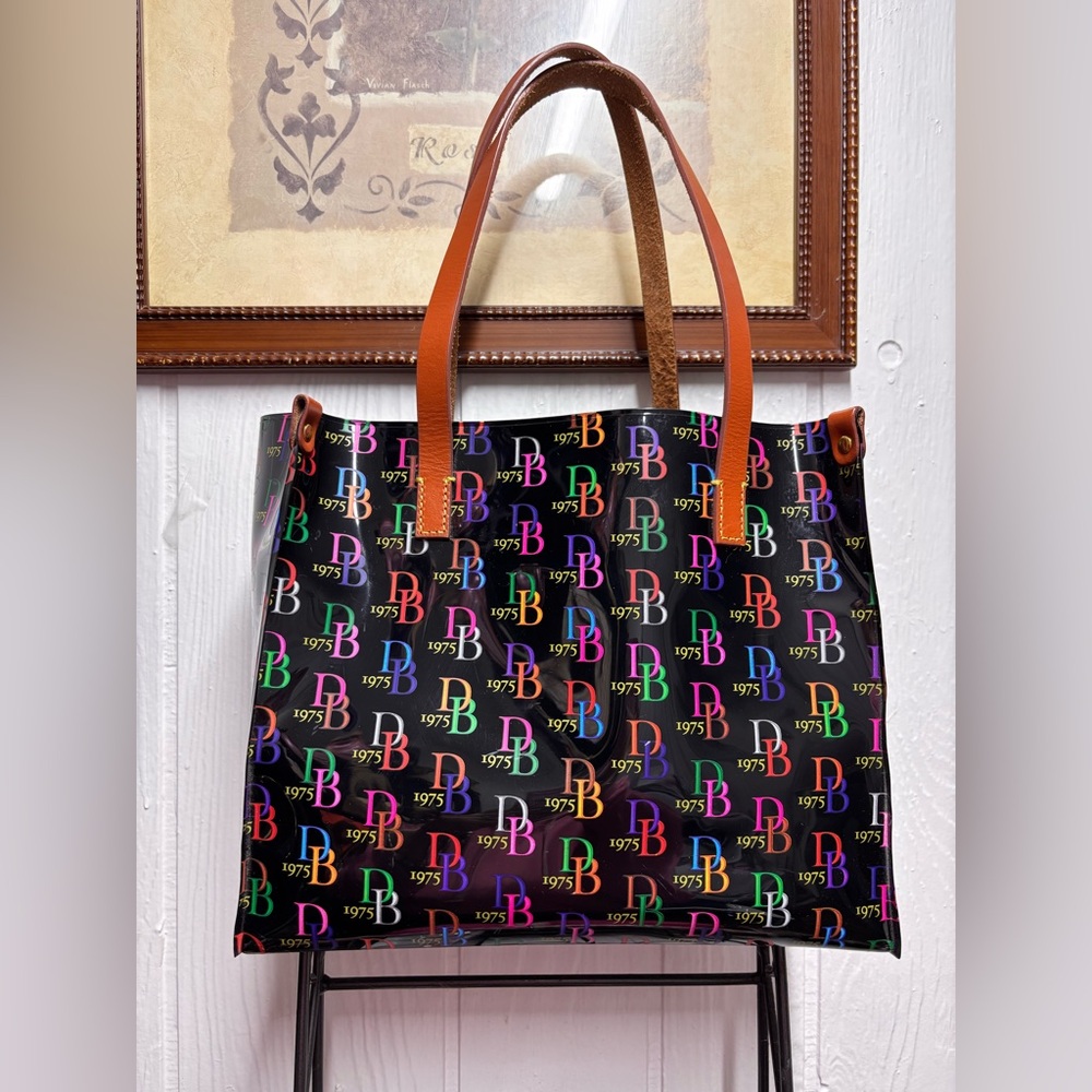 Dooney & Bourke Multicolor Logo Tote